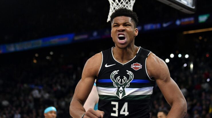 Giannis antetokounmpo bucks milwaukee finals suns scores getty smash engaged champion dominates rout defector observations blistered casterline justin