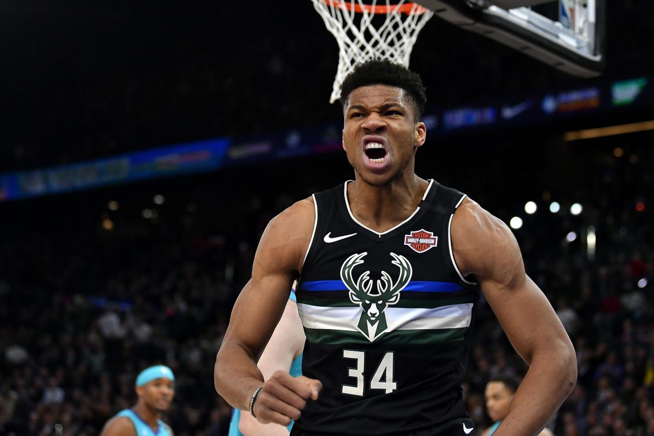 Giannis antetokounmpo bucks milwaukee finals suns scores getty smash engaged champion dominates rout defector observations blistered casterline justin